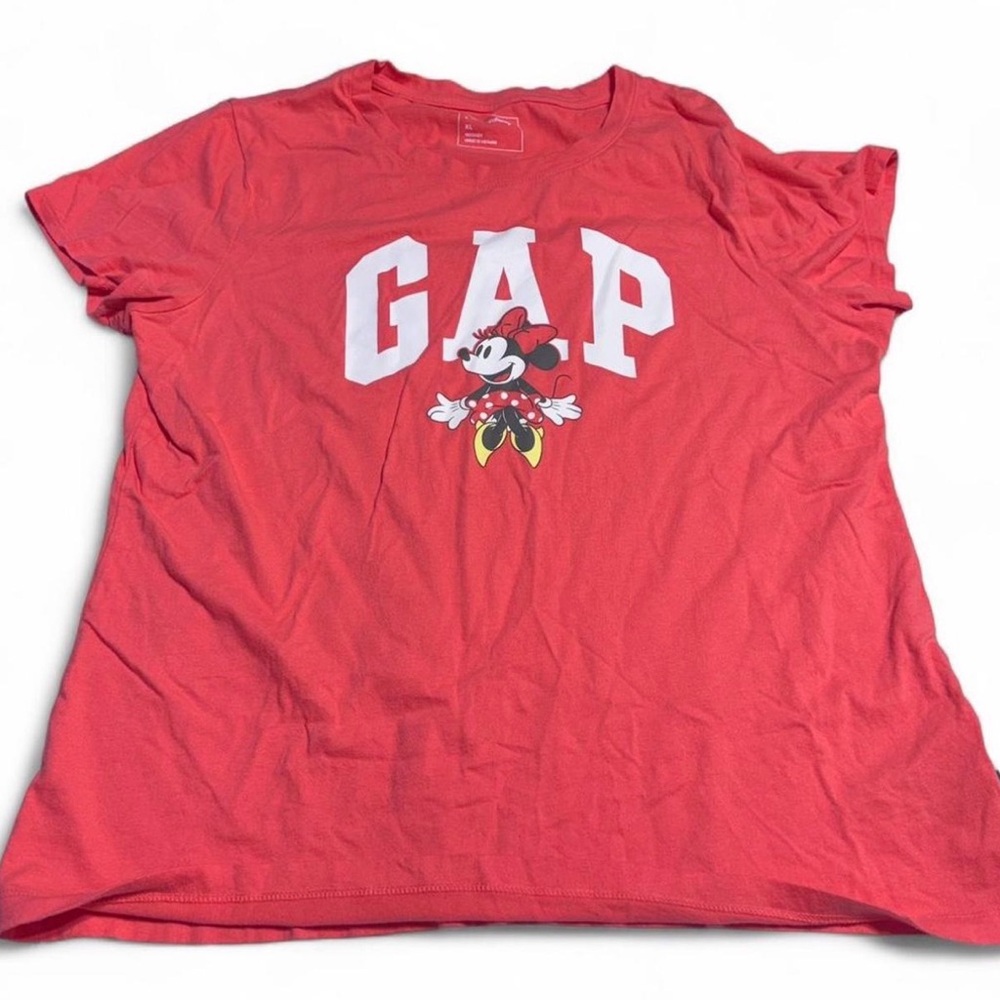 Gap red Minnie Mouse tee Size XL #disney 100% cotton